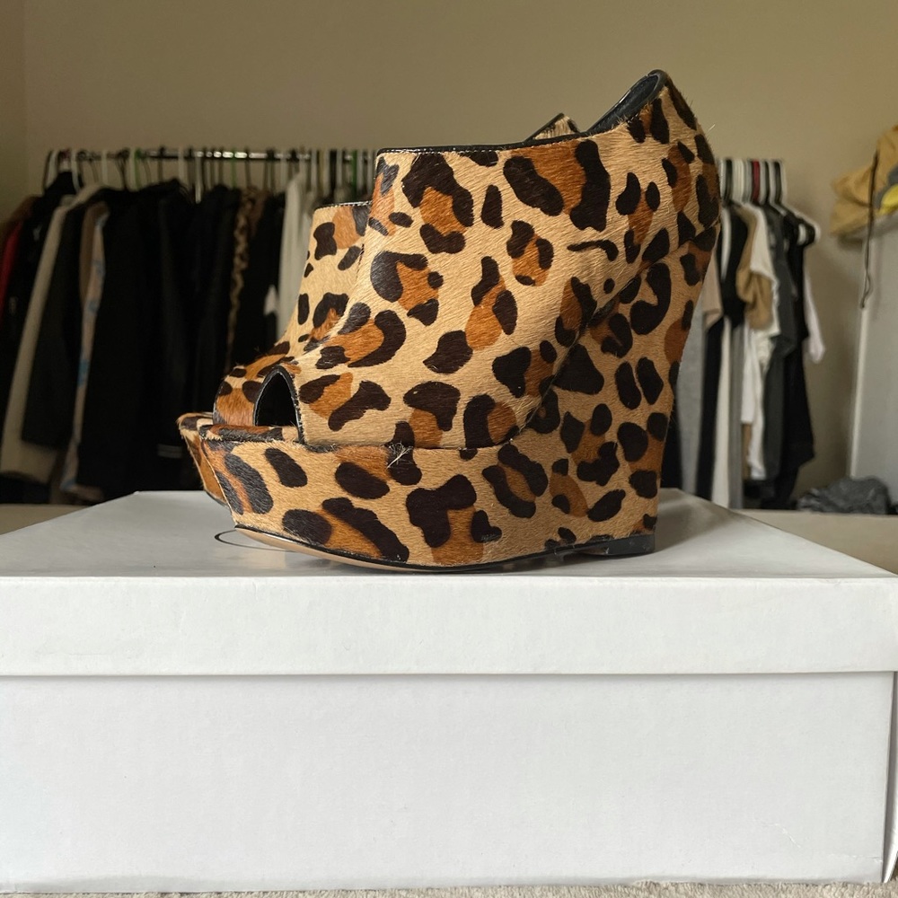 Steve Madden Wicked Leopard Wedge heel